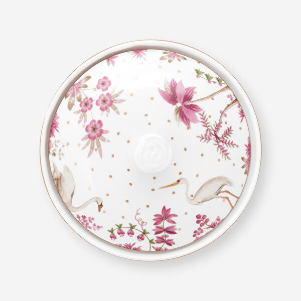 Pip Studio Jolie Beyaz Porselen Şekerlik-4