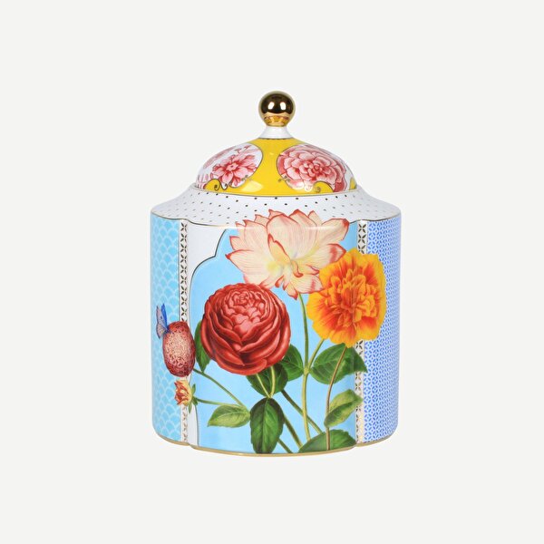 Pip Studio Royal Sarı Mavi Porselen Saklama Kabı