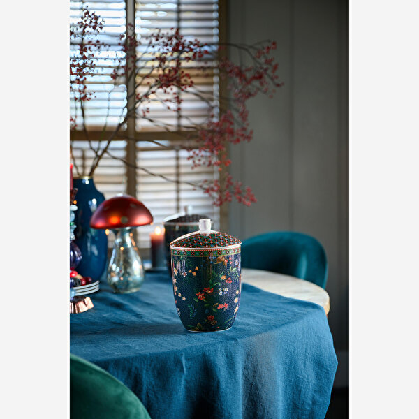 Pip Studio Berry Blues Mavi Porselen Saklama Kabı-1