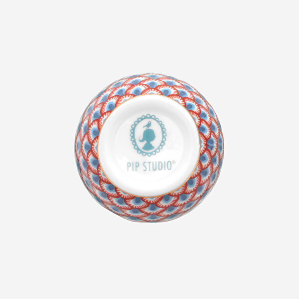 Pip Studio Flower Festival Mavi Porselen Yumurtalık-1