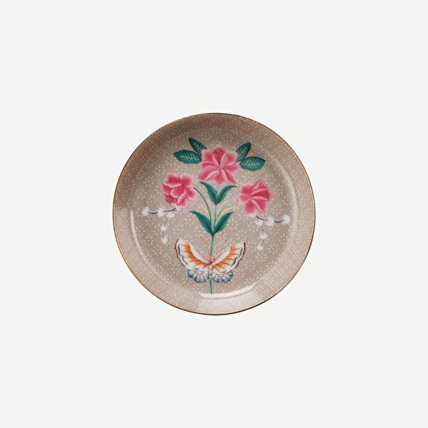 Pip Studio Blushing Birds Haki Porselen Çay Tabağı