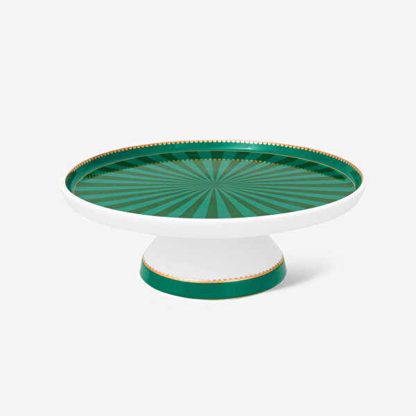 Pip Studio Love Birds Yeşil Porselen Kek Standı