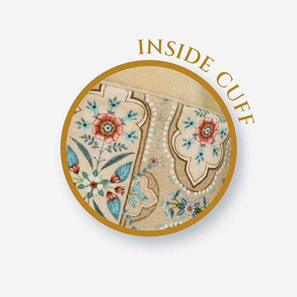 Pip Studio Naomi Bej Kadife Kimono-3