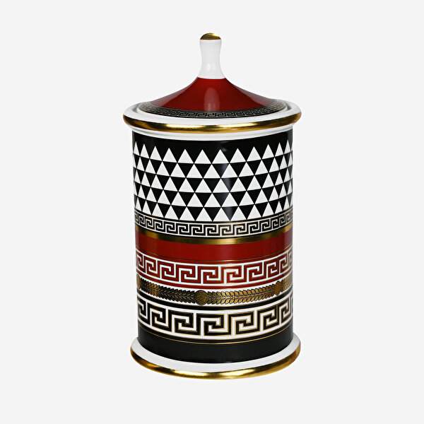 Baci Milano 5. Cadde Kırmızı Porselen Küp