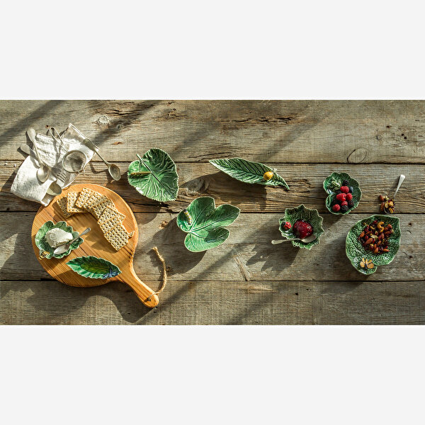 Bordallo Pinheiro Cabbage Yeşil Seramik Çerezlik-3