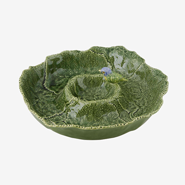 Bordallo Pinheiro Leaves Yeşil Seramik Servis Kasesi