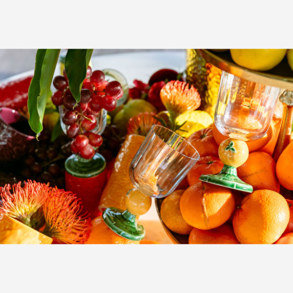 Bordallo Pinheiro Carmen Şeffaf Cam Kadeh-1