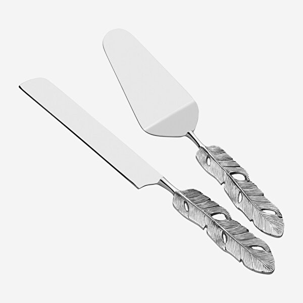 Chiara Alessi Gri Pirinç Servis Seti