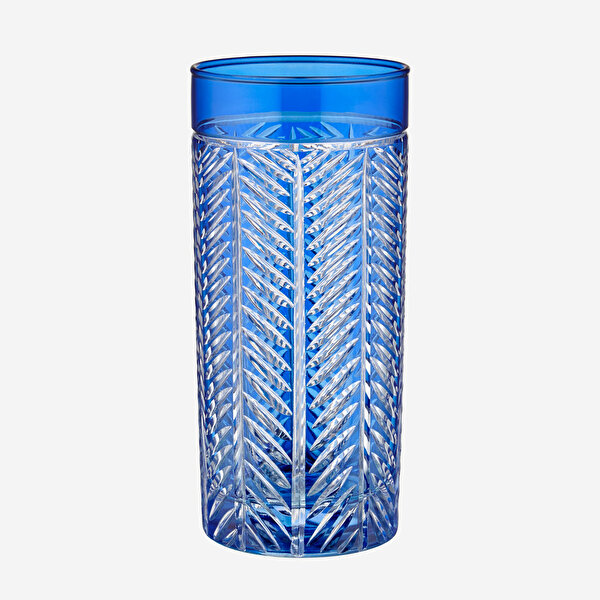 Chiara Alessi Lanza Mavi Cam Su Bardağı