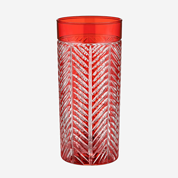 Chiara Alessi Lanza Kırmızı Cam Su Bardağı