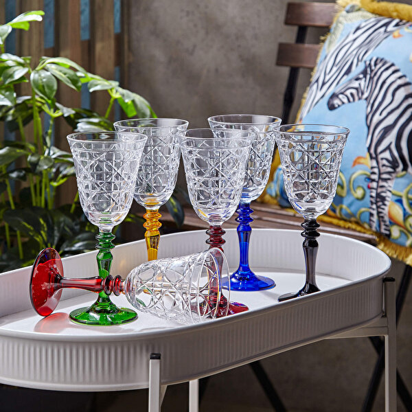 Chiara Alessi Gloria Pembe Cam Kadeh-1