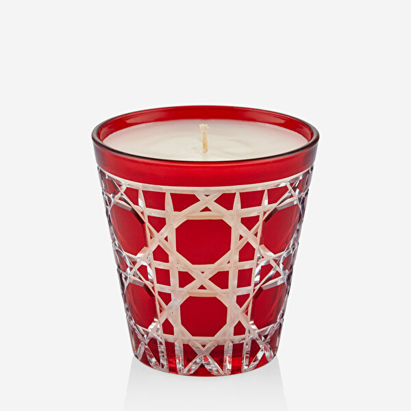 Chiara Alessi Gloria Cinnamon Kırmızı Cam Mum