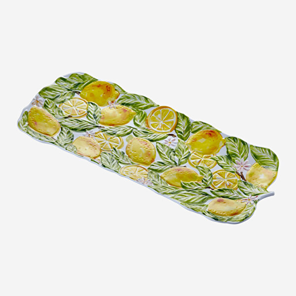 Chiara Alessi Capri Sarı Melamin Servis Tabağı-4