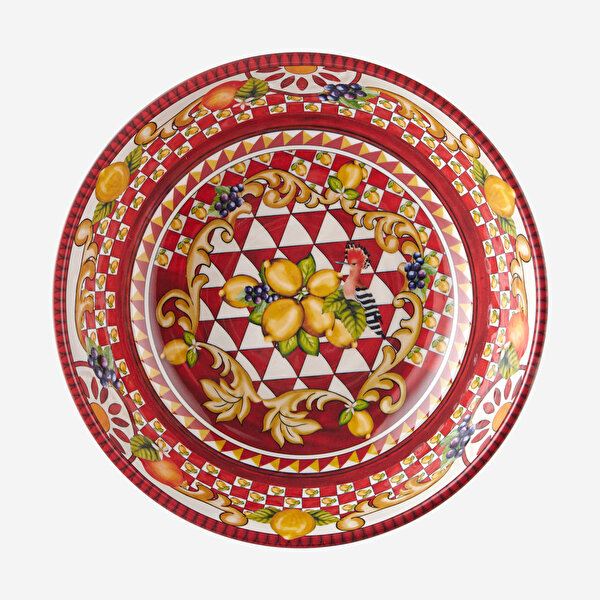 Chiara Alessi Capri Kırmızı Melamin Kase