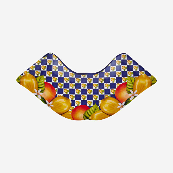 Chiara Alessi Capri Mavi Melamin Meze Tabağı-4