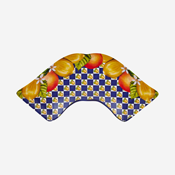 Chiara Alessi Capri Mavi Melamin Meze Tabağı-5