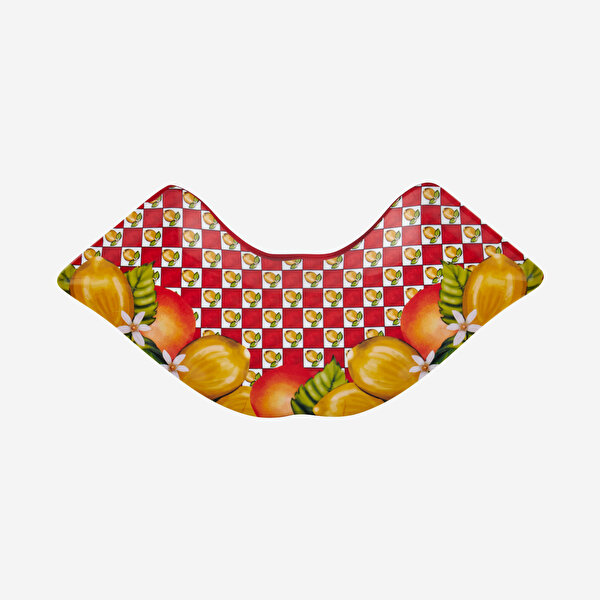 Chiara Alessi Capri Kırmızı Melamin Meze Tabağı-4