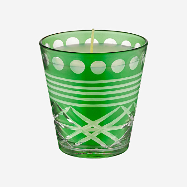 Chiara Alessi Fortino Yeşil Cam Mum