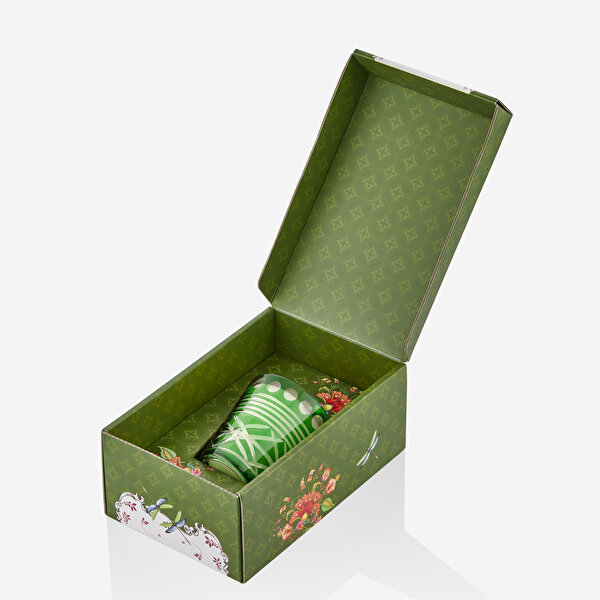 Chiara Alessi Fortino Yeşil Cam Mum-1