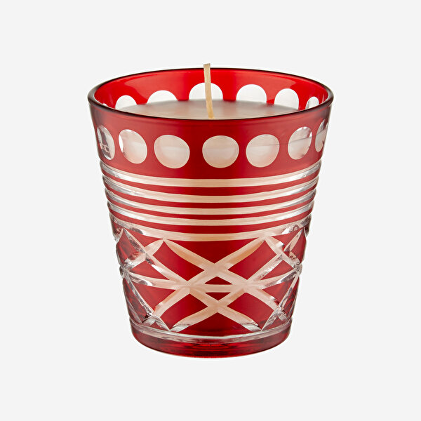 Chiara Alessi Fortino Kırmızı Cam Mum
