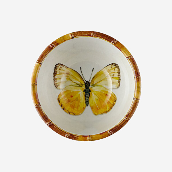 Chiara Alessi Bambu Beyaz Melamin Kase