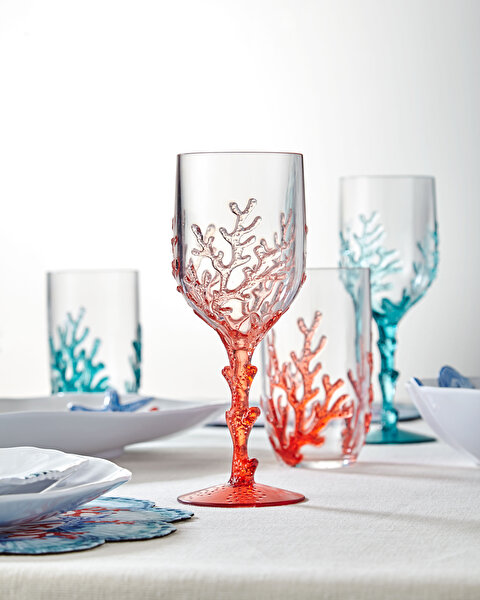 Chiara Alessi Bambu Kırmızı Akrilik Kadeh-1