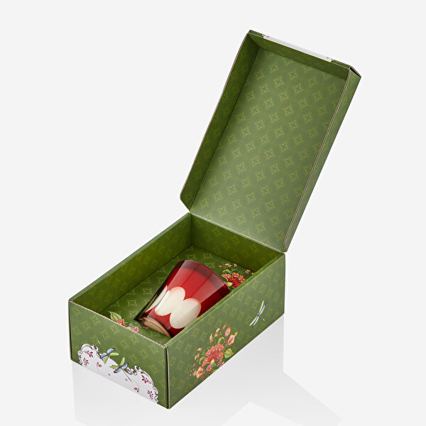 Chiara Alessi Nora Kırmızı Cam Mum-1