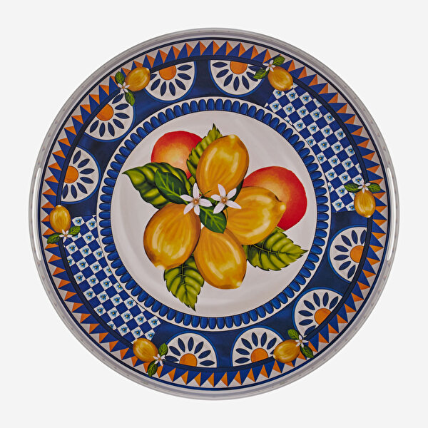 Chiara Alessi Portofino Mavi Melamin Tepsi