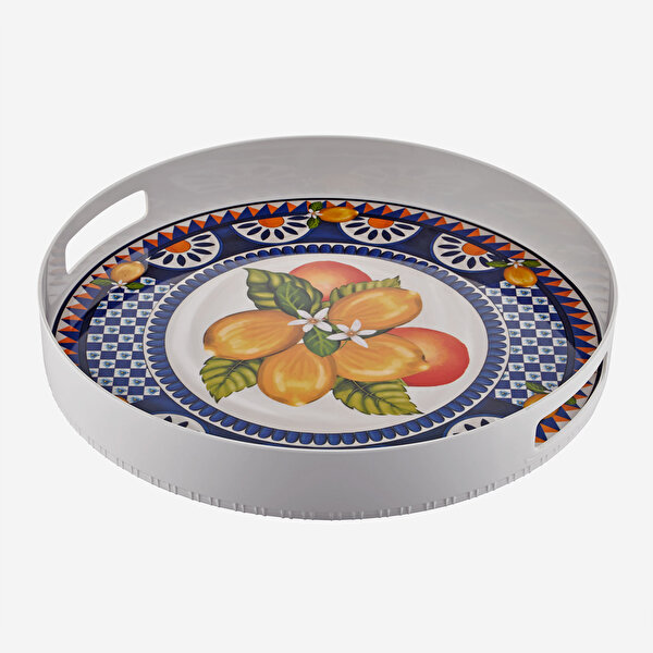 Chiara Alessi Portofino Mavi Melamin Tepsi-1