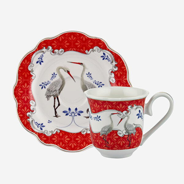 Chiara Alessi Allure Mix Porselen Kahve Fincan Seti-5