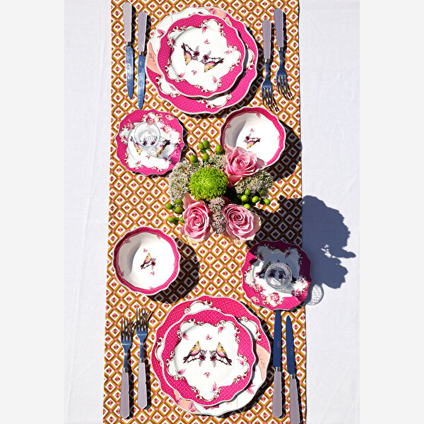 Chiara Alessi Allure Pembe Porselen Çukur Tabak-3