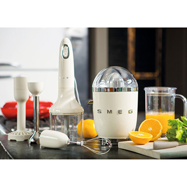 Smeg Krem Dökme Demir Alüminyum Sebze & Meyve Sıkacağı-1