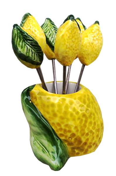 Edelweiss Italy Limoni Sarı Seramik Kürdanlık-1