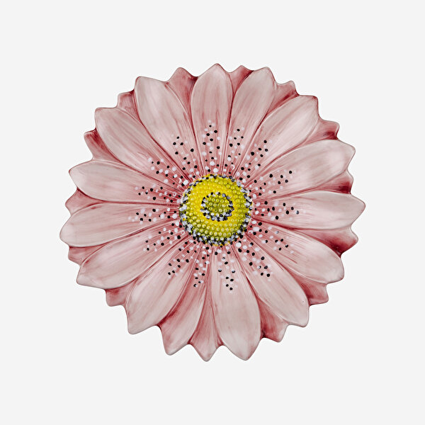 Edelweiss Italy Camomilla Pembe Seramik Servis Tabağı