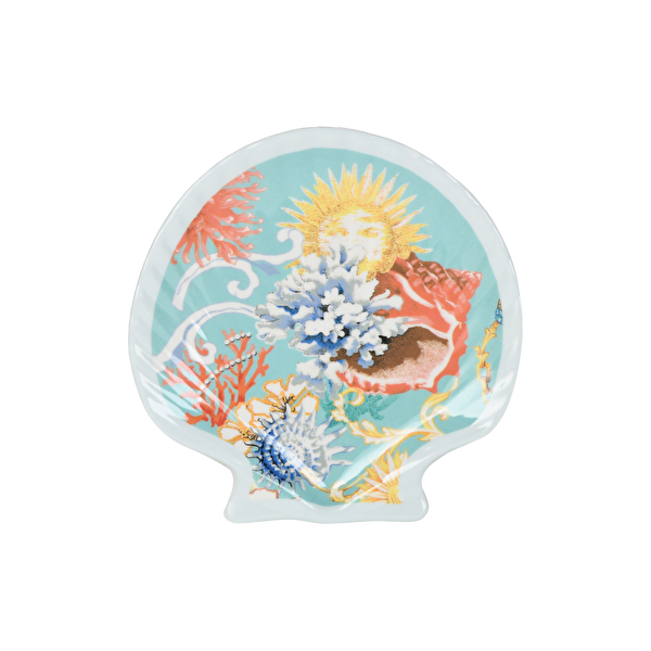 Baci Milano St. Tropez Turkuaz Melamin Servis Tabağı