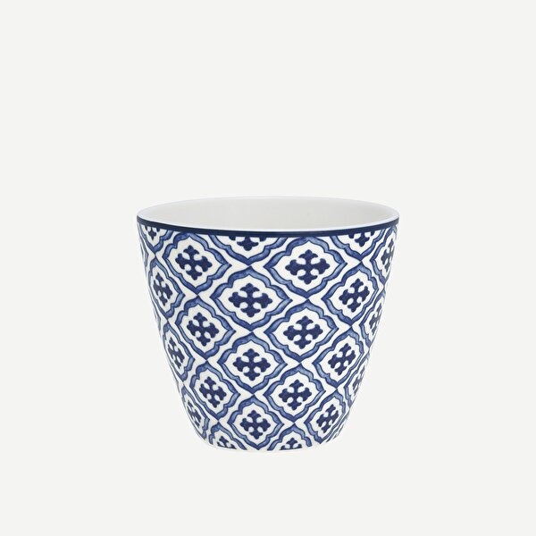 Green Gate Hope Mavi Beyaz Porselen Latte Bardağı