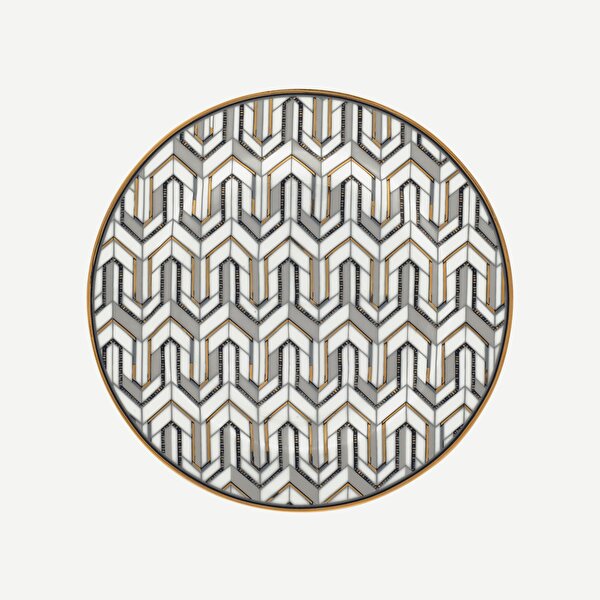 Green Gate Maddie Gri Porselen Kahvaltı Tabağı