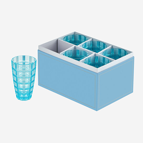 Chiara Alessi Linea Mavi Akrilik Tekli Su Bardağı-1