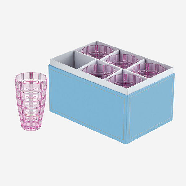 Chiara Alessi Linea Mor Akrilik Tekli Su Bardağı-1