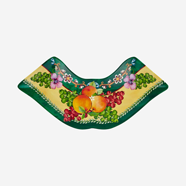 Chiara Alessi Carpe Diem Yeşil Melamin Meze Tabağı-6