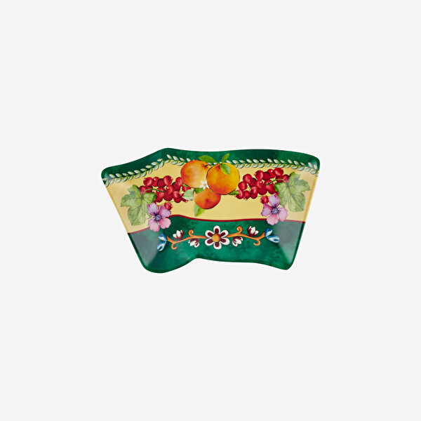 Chiara Alessi Carpe Diem Yeşil Melamin Meze Tabağı-11