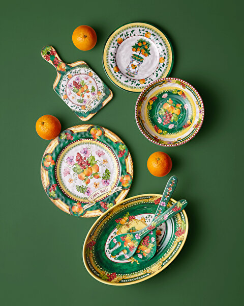 Chiara Alessi Carpe Diem Yeşil Melamin Sunum Tahtası-1