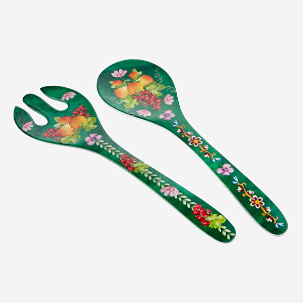 Chiara Alessi Carpe Diem Yeşil Melamin Servis Seti-4