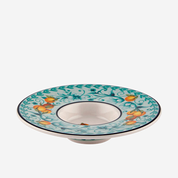 Chiara Alessi Arancia Turkuaz Porselen Kahve Fincan Seti-6