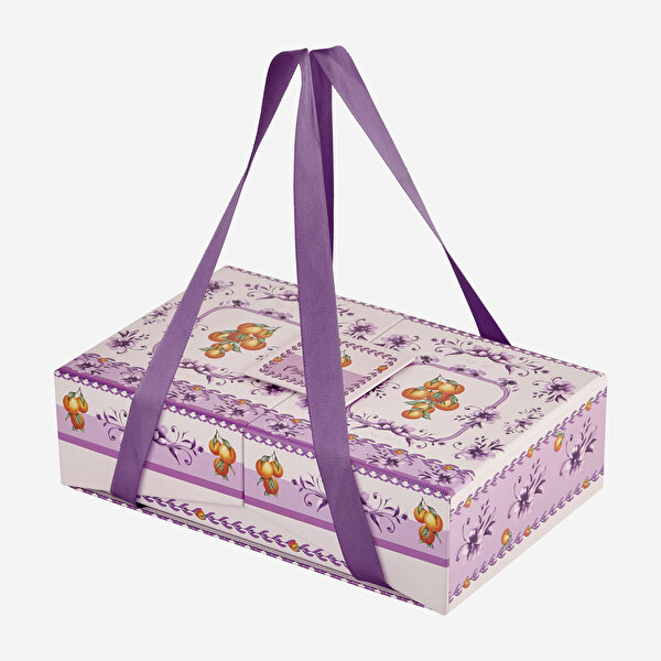 Chiara Alessi Arancia Mor Porselen Kahve Fincan Seti-2