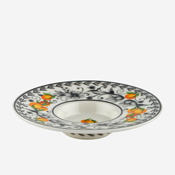 Chiara Alessi Arancia Gri Porselen Kahve Fincan Seti-7