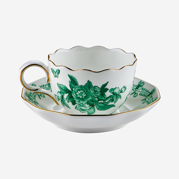 Chiara Alessi Primavera Yeşil Porselen Kahve Fincan Seti-4