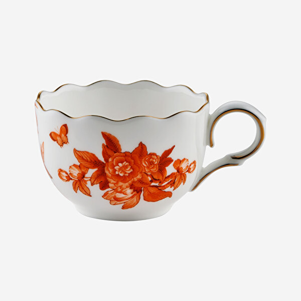 Chiara Alessi Primavera Turuncu Porselen Kahve Fincan Seti-6