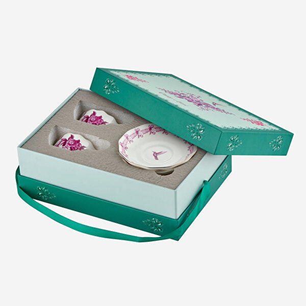 Chiara Alessi Primavera Pembe Porselen Kahve Fincan Seti