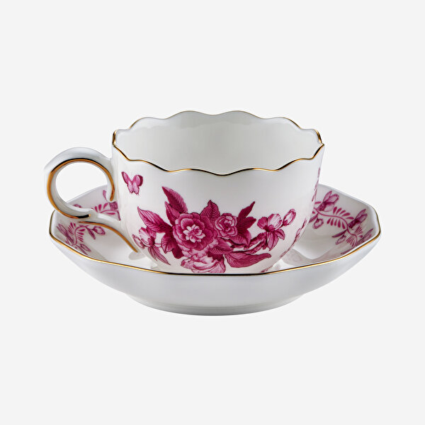 Chiara Alessi Primavera Pembe Porselen Kahve Fincan Seti-5